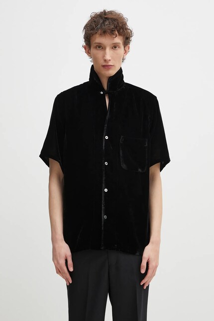 Needles velour shirt Italian Collar PRM EU