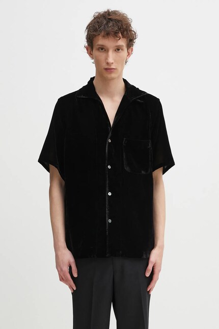 Needles velour shirt Italian Collar PRM EU