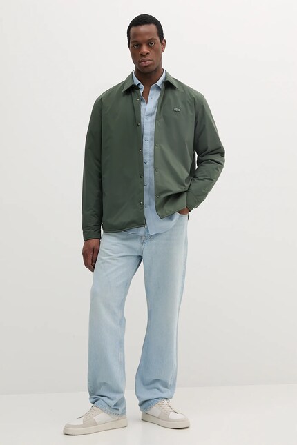 LACOSTE　ラコステ　Aラインボンバージャケット34 グリーン　S（大きめ） ラコステ LACOSTE Aラインボンバージャケット （グリーン