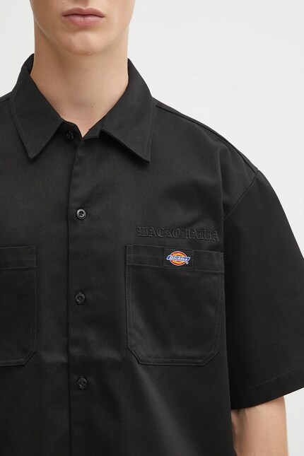 Wacko Maria shirt DICKIES / WORK SHIRT ( TYPE-1 ) black color