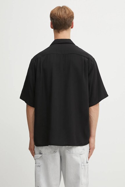 Wacko Maria shirt 50'S SHIRT S/S ( TYPE-2 ) black color relaxed