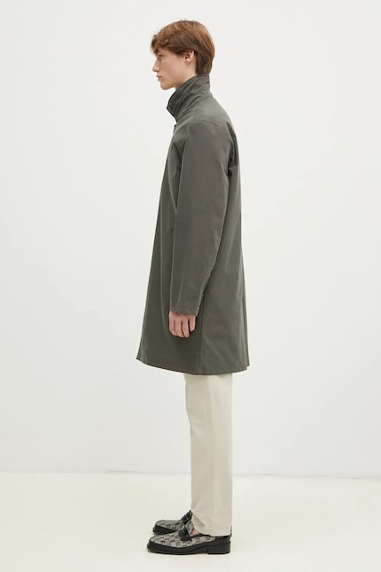Fred Perry coat men's green color J9036.638 at PRM US