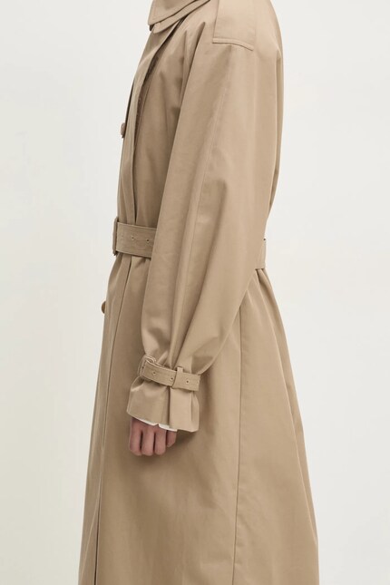 VETEMENTS trench coat Double Trench beige color UA66CO400S at PRM US