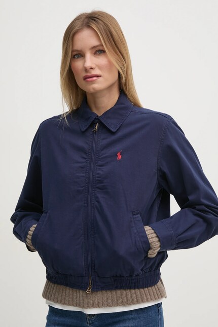 Polo Ralph Lauren cotton jacket navy blue color 211934952 at PRM US