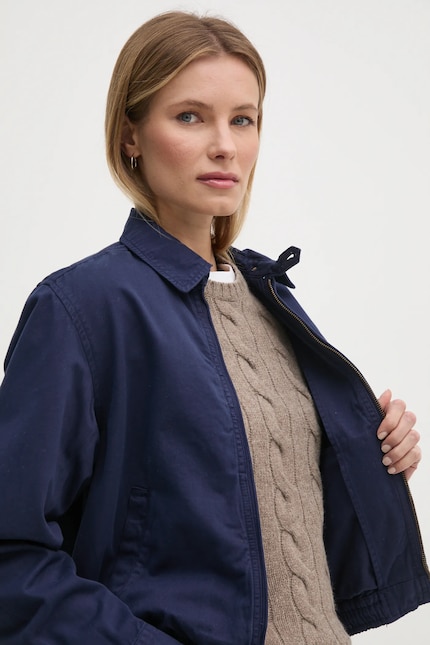 Polo Ralph Lauren cotton jacket navy blue color 211934952 at PRM US Polo Ralph Lauren cotton jacket navy blue color 211934952 at PRM US