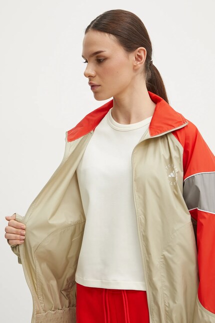 Куртка adidas by Stella McCartney женская цвет бежевый переходная