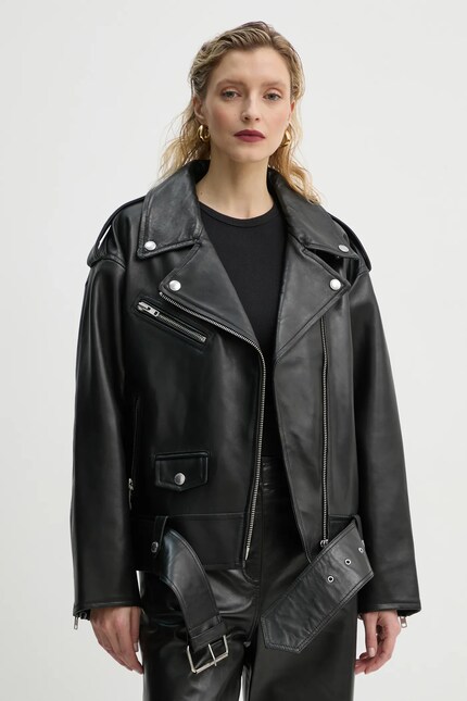 Stand Studio biker jacket Isobelle women's black color 66388-7030