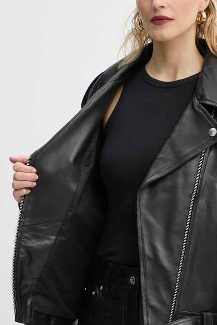 Stand Studio biker jacket Isobelle women's black color 66388-7030