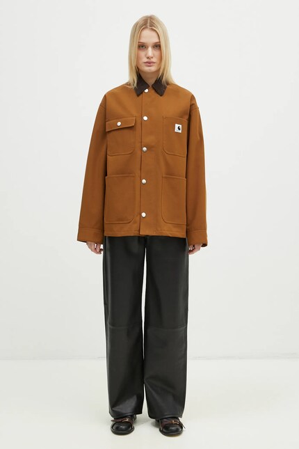 Carhartt WIP shirt jacket Clapton Jacket brown color I034425.00SXX