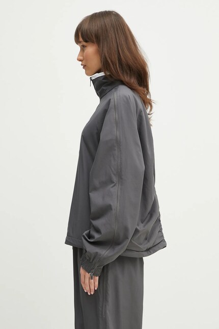 adidas Originals jacket WOVEN TT ZIP women's gray color JY8879 at