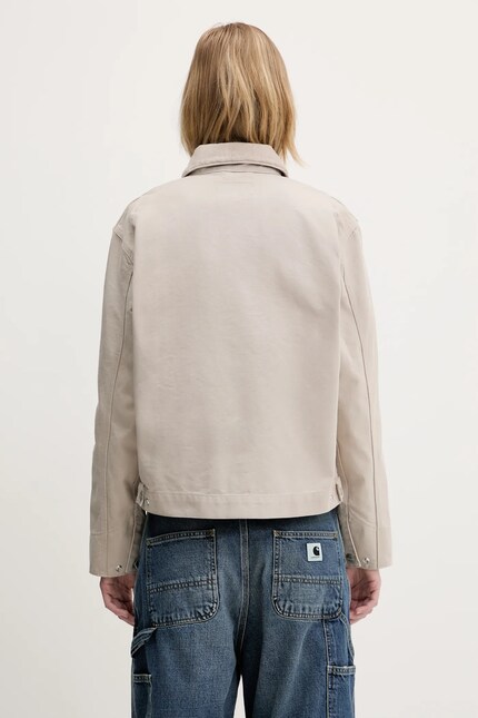 Carhartt WIP cotton jacket OG Detroit Jacket beige color I034879