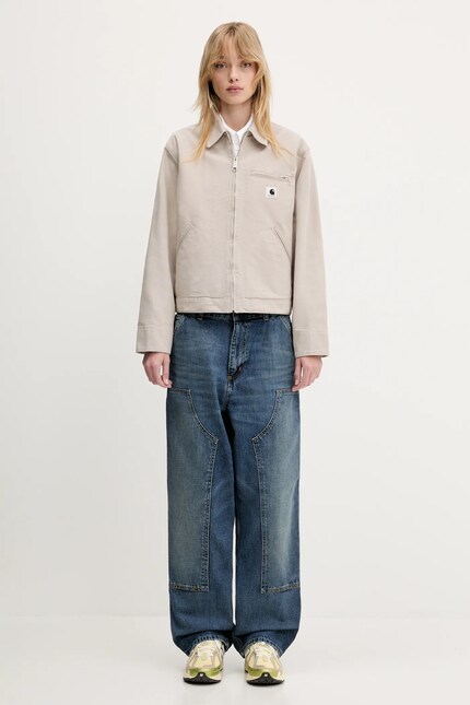Carhartt WIP cotton jacket OG Detroit Jacket beige color I034879