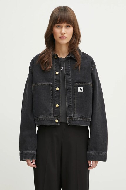 Carhartt WIP denim jacket Arca Jacket black color I034874 at PRM US