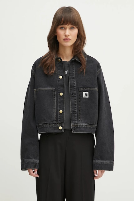 Carhartt WIP denim jacket Arca Jacket black color I034874 at PRM US Carhartt WIP denim jacket Arca Jacket black color I034874 at PRM US