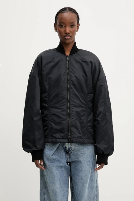 Sportmax bomber jacket Zebu navy blue color 2512021011600 at PRM US