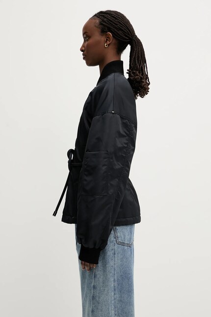 Sportmax bomber jacket Zebu navy blue color 2512021011600 at PRM US
