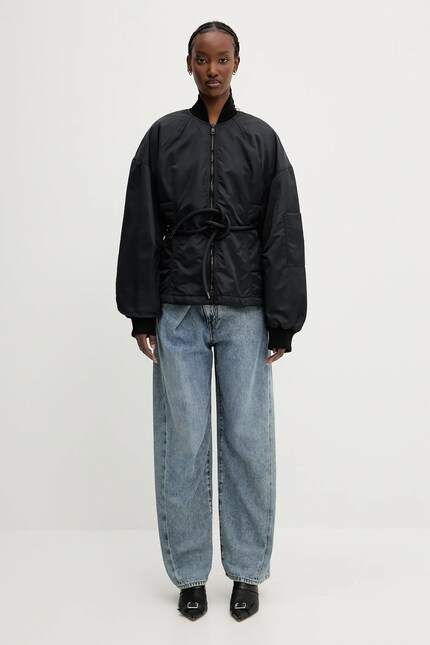 Sportmax bomber jacket Zebu navy blue color 2512021011600 at PRM US