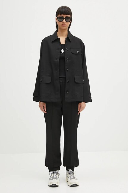 Samsoe Samsoe jacket Salix black color F24100069 at PRM US
