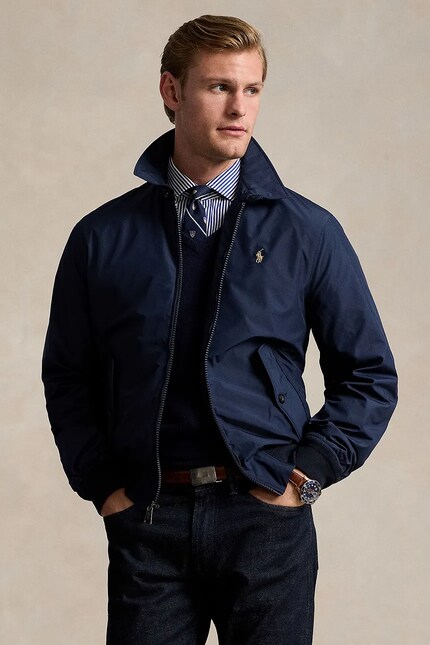 Polo Ralph Lauren rain jacket men's navy blue color 710938512 at