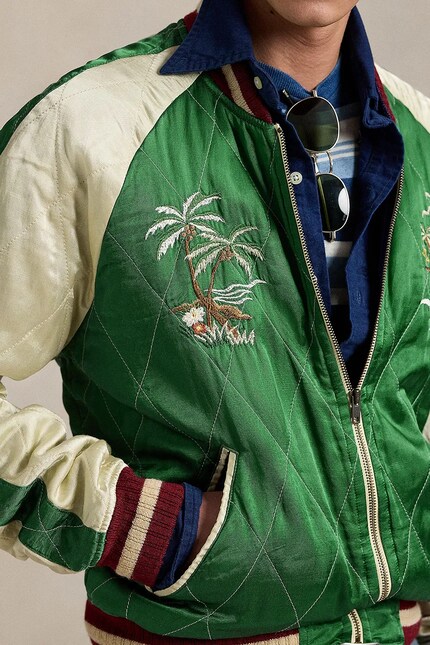 Polo Ralph Lauren jacket men's green color 710955795 at PRM US