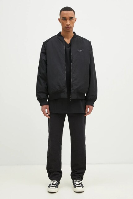 Куртка-бомбер adidas Originals OS BOMBER мужская цвет чёрный Куртка-бомбер adidas Originals OS BOMBER мужская цвет чёрный