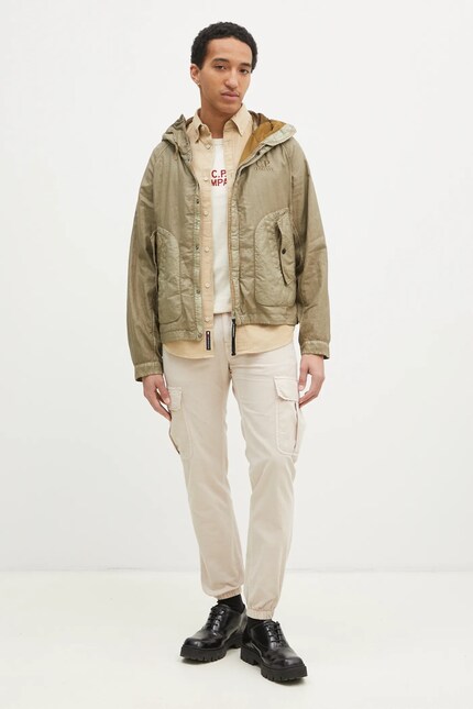Куртка C.P. Company мужская цвет зелёный переходная oversize