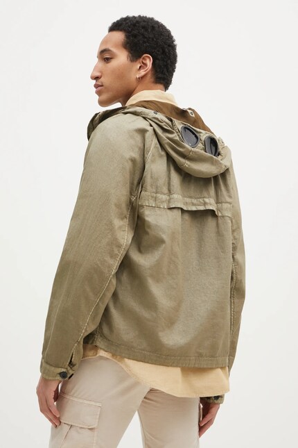 Куртка C.P. Company мужская цвет зелёный переходная oversize