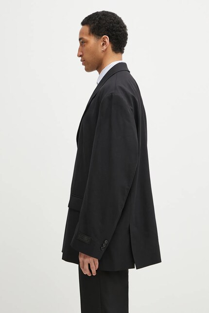 MM6 Maison Margiela wool blazer men's black color SH0BN0011 at PRM US