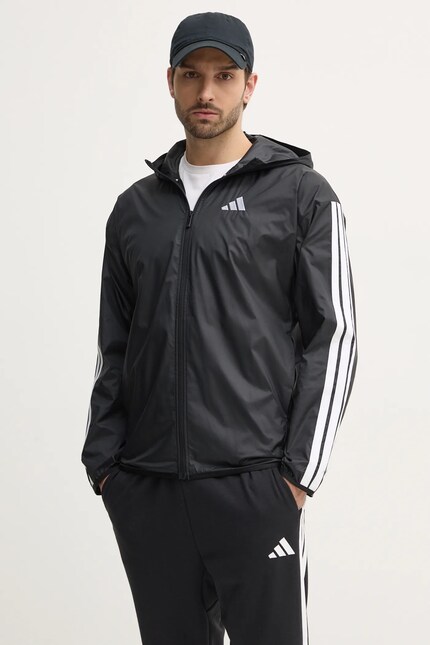 Куртка adidas Essentials мужская цвет чёрный переходная oversize