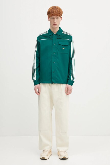 Куртка adidas Originals Premium Jacket цвет зелёный переходная