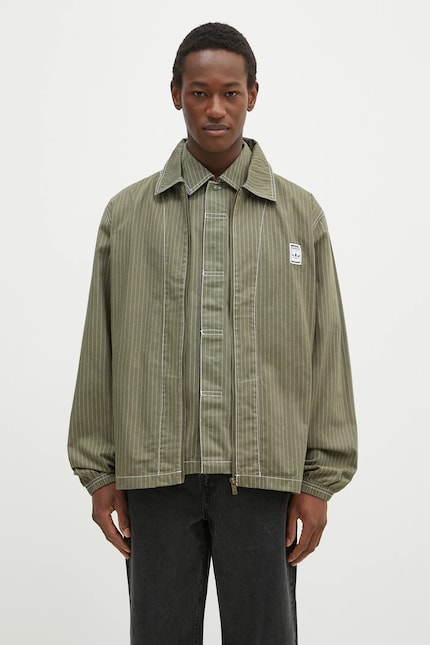 adidas Originals shirt Wabash Nylon Coach men's green color JP4484 at PRM US adidas Originals shirt Wabash Nylon Coach men's green color JP4484 at PRM US