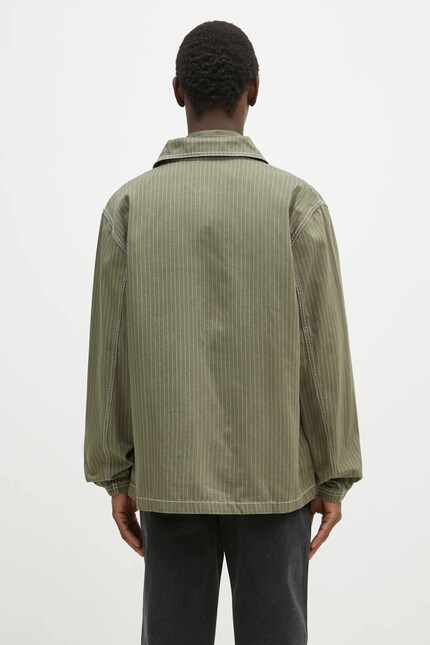 Сорочка adidas Originals Wabash Nylon Coach чоловіча колір зелений