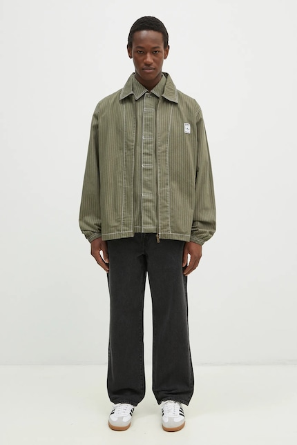 adidas Originals shirt Wabash Nylon Coach men's green color JP4484 at PRM US adidas Originals shirt Wabash Nylon Coach men's green color JP4484 at PRM US