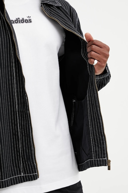 adidas Originals cotton jacket Wabash Nylon Coach black color