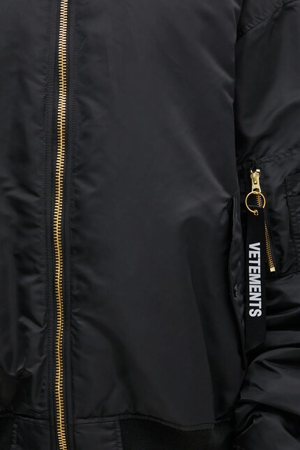 VETEMENTS reversible bomber jacket Double Zip Bomber PRM EU