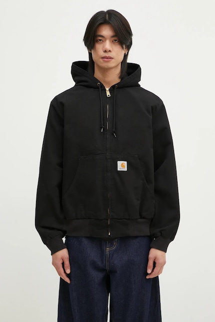 Хлопковая куртка Carhartt WIP OG Active Jacket цвет чёрный Хлопковая куртка Carhartt WIP OG Active Jacket цвет чёрный