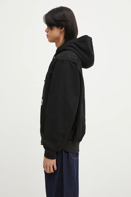 Хлопковая куртка Carhartt WIP OG Active Jacket цвет чёрный
