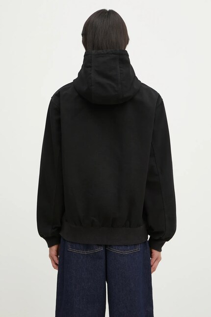 Хлопковая куртка Carhartt WIP OG Active Jacket цвет чёрный
