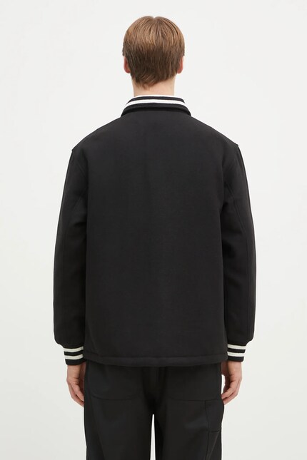 Carhartt WIP wool blend jacket Wool Coach Jacket black color