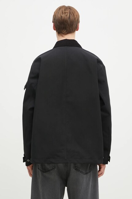 Carhartt WIP jacket Clapton Jacket men's black color I034424.00EXX