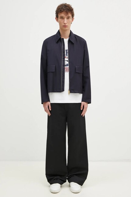 Paul Smith wool jacket navy blue color M1R-031Z-N00041 at PRM US