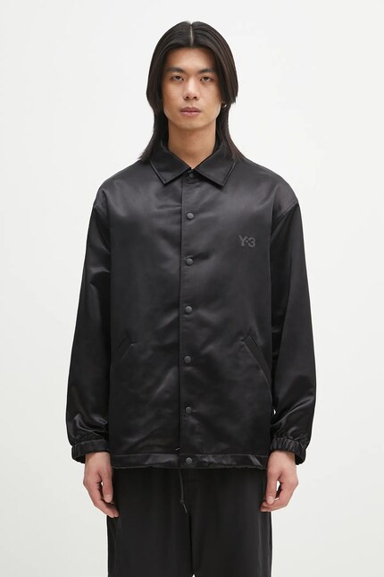 Y-3 jacket Graphic Coach Jacket black color JN4883 at PRM US