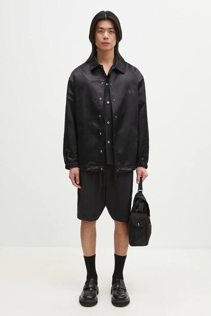 Y-3 jacket Graphic Coach Jacket black color JN4883 at PRM US