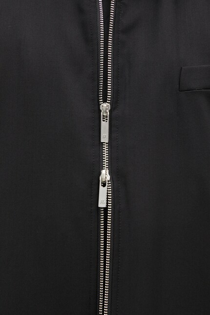 Helmut Lang wool jacket Relaxed Bomber.Suit black color O09HM102