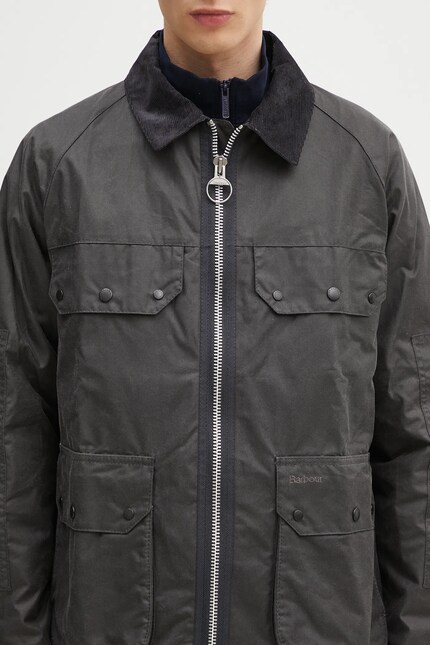【Barbour】os bedale wax jacket gray Barbour jacket Barbour Re-Engineered Short Bedale Wax Jacket PRM EU
