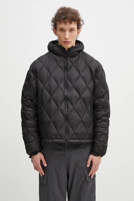 MKI MIYUKI ZOKU down jacket Translucent Diamond Bubble black color