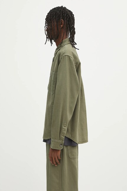 Carhartt WIP jacket Crawford Shirt Jac green color I034524.667XX