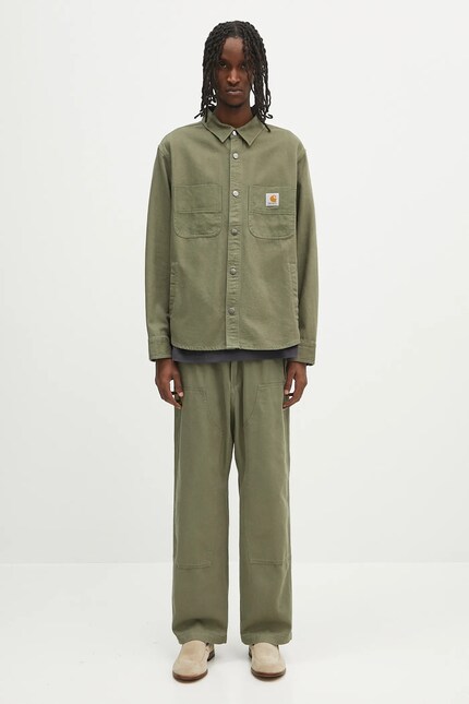 Carhartt WIP jacket Crawford Shirt Jac green color I034524.667XX