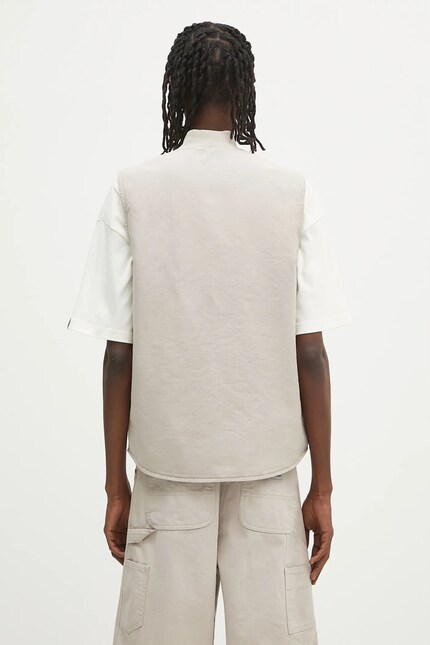 Carhartt WIP cotton vest Classic Vest beige color I034821.2OR4O at