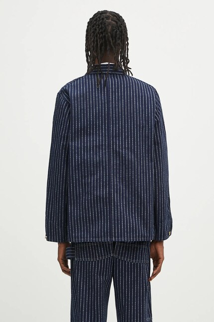 ジャケット・アウター HUMAN MADE Wabash Coverall Jacket L Human Made denim jacket Wabash Coverall Jacket blue color